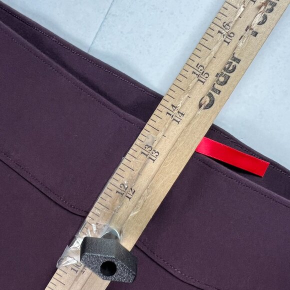 Spanx Pants Women's 36x28* Ponte Slim Straight High Rise Purple Stretch Tag XXL - Picture 15 of 16